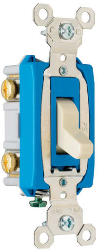 Pass & Seymour / Legrand - Pass & Seymour PS15AC2-GRY 2pole Toggle Switch, Back & Side Wire, 15A 120/277V - Gray