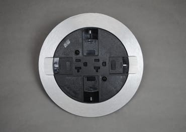 The Wiremold Co - Wiremold RP7CTCBS Ratchet-Pro-Series Multiple Service Floor Box Cover Kit