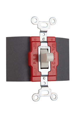 Pass & Seymour / Legrand - Pass & Seymour 1251-LA Manual Control Switch, Single Pole / Double Throw, 20A 120/277V, Momentary Contact - Light Almond
