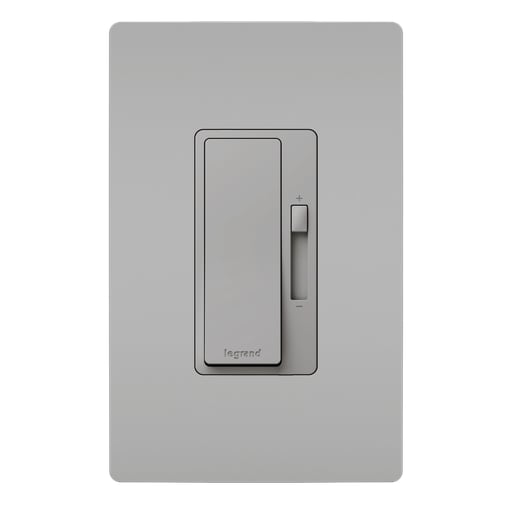 Pass & Seymour / Legrand - Pass & Seymour RHL153PGRY 1P/3W Preset radiant® LED Advanced Wall Dimmer, 150W LED, 120VAC, 60Hz, Gray (Wall Plate not included)