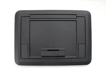 The Wiremold Co - Wiremold EFB45CTCBK Evolution™-Series EFB45 Floor Box Surface Style Cover with Carpet Insert
