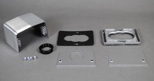 The Wiremold Co - Wiremold 525C 525-Series Series Four-Piece Communication Service Fitting