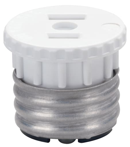 Pass & Seymour / Legrand - Pass & Seymour 125 Lampholder to Outlet Adaptor