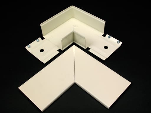 The Wiremold Co - Wiremold G3011E Gray Steel Flat 90 Degree Elbow