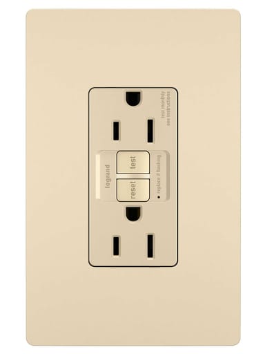 Pass & Seymour / Legrand - Pass & Seymour 1597-I 15A 125V Self-Test GFCI, Ivory