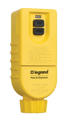 Pass & Seymour / Legrand - P&S 1597CMM 15A PORT GFCI ANGLE PLU