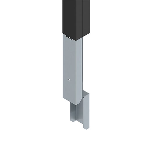 The Wiremold Co - WM 25DTC-E5BK BLANK STEEL BLACK ENT