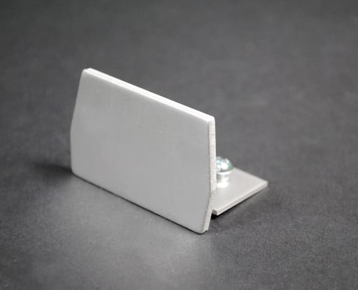 The Wiremold Co - Wiremold AL2410B Aluminum Blank End Fitting