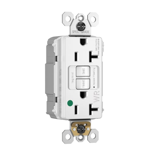 Pass & Seymour / Legrand - P&S PT2097HGTRWRW PLUGTAIL GFCI REC