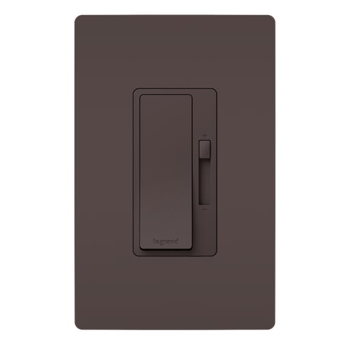 Pass & Seymour / Legrand - Pass & Seymour RHL153P 1P/3W Preset radiant® LED Advanced Wall Dimmer, 150W LED, 120VAC, 60Hz, Brown (Wall Plate not included)