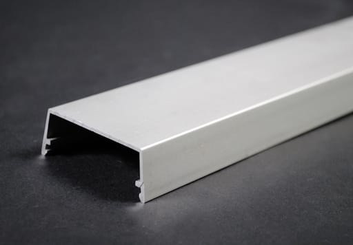 The Wiremold Co - Wiremold AL2400C 5 Foot x 2" Satin Anodized Aluminum 1-Channel Raceway Cover