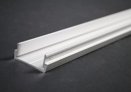 The Wiremold Co - Wiremold AL2000B-5 1-7/16" Satin Anodized Aluminum 1-Channel Raceway Base