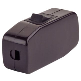 Leviton Mfg Co - Leviton 5410 125 VAC 3 Amp SPST Brown On-Off Rocker Feed-Through Appliance Switch