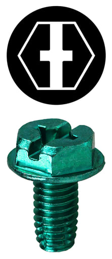 LH Dottie Co - Dottie 1032TC 10-32 x 3/8" Ground Screw, Thread Cutting Pt,. 5/16" Hex (100/Pk)