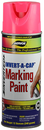 LH Dottie Co - Dottie 279 Invert-A-Cap® Marking Paint, 16oz - Flourescent Pink