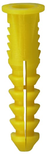 LH Dottie Co - LH Dottie 122 #8-10-12 Yellow Plastic Tapered Anchor