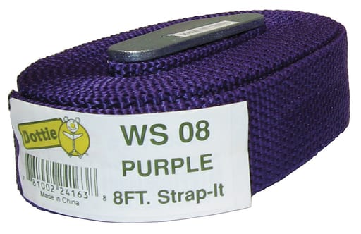 LH Dottie Co - LH Dottie WS08 8 Foot Purple Nylon Web Strap