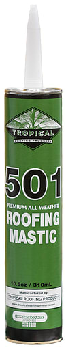 LH Dottie Co - LH Dottie RKM10 10.3 oz Roof Mastic Asbestos Free Cartridge Sealant