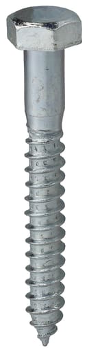 LH Dottie Co - LH Dottie LAG144 1/4 x 4 Inch Zinc Plated Steel Hex Head Lag Screw