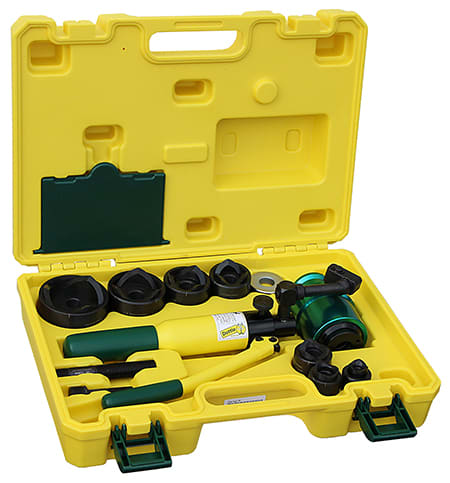 LH Dottie Co - LH Dottie HPTK1 1/2 x 2-1/2 Inch 13-Piece Hydraulic Punch Kit