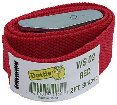 LH Dottie Co - LH Dottie WS02 2 Foot Red Nylon Web Strap