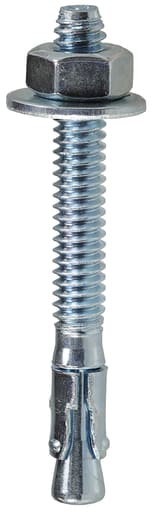 LH Dottie Co - Dottie W38234 3/8" x 2-3/4" Full Thread Wedge Anchor - Zinc Plated