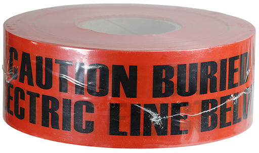 LH Dottie Co - LH Dottie UT8D 3 Inch x 1000 Foot 4 Mil Red Underground Tape