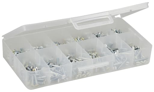 LH Dottie Co - LH Dottie APS1 #6-32 Zinc Plated Steel 12-Compartment Wallplate Screw Kit