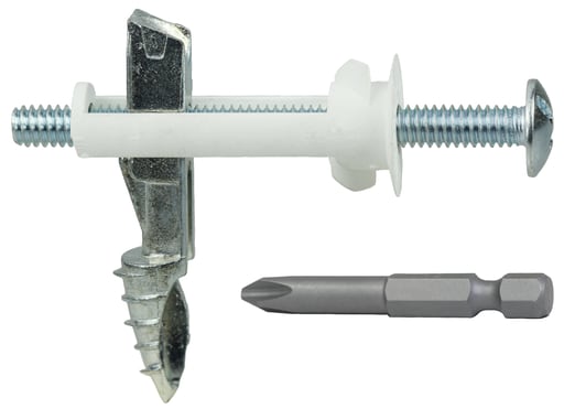 LH Dottie Co - LH Dottie WDT83 1/8 Inch Nylon/Steel Phillips Wall Board Driller Toggle Kit
