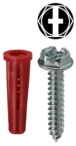LH Dottie Co - LH Dottie K6HX #10 Hex/Phillips Slotted Anchor Kit with #22 Red Anchor