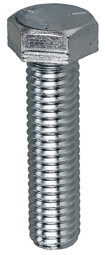 LH Dottie Co - LH Dottie 5MB141 1/4 x 1 Inch Zinc Plated Steel Hex Head Cap Screw