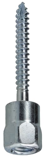 LH Dottie Co - Dottie SSW14B 1/4" x 2" Wood Bottom-Mount Rod Hanger