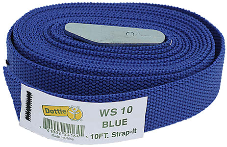 LH Dottie Co - LH Dottie WS10 10 Foot Blue Nylon Web Strap
