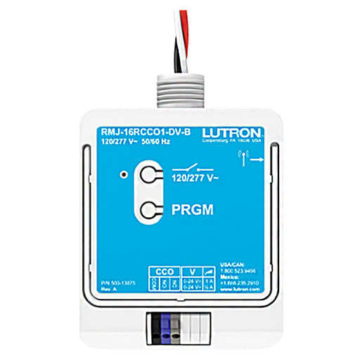 Lutron - Lutron Electronics RMJ-5R-DV-B 120/277 VAC 431 to 437 Megahertz Dimming Module with Eco System