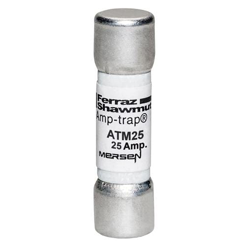 Ferraz Shawmut - Mersen ATM25 25 Amp 600 Volt Fast Acting Midget Fuse