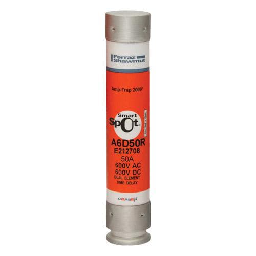 Ferraz Shawmut - Mersen A6D50R 50 Amp 600 Volt Class RK1 Time Delay Fuse