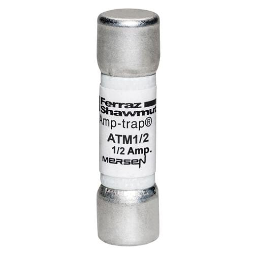 Ferraz Shawmut - Mersen ATM1/2 1/2 Amp 600 Volt Fast Acting Midget Fuse