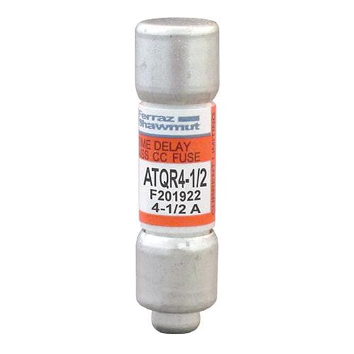 Ferraz Shawmut - Mersen ATQR4-1/2 4-1/2 Amp 600 Volt Glass Melamine Laminated Class CC Rejection Time Delay Fuse