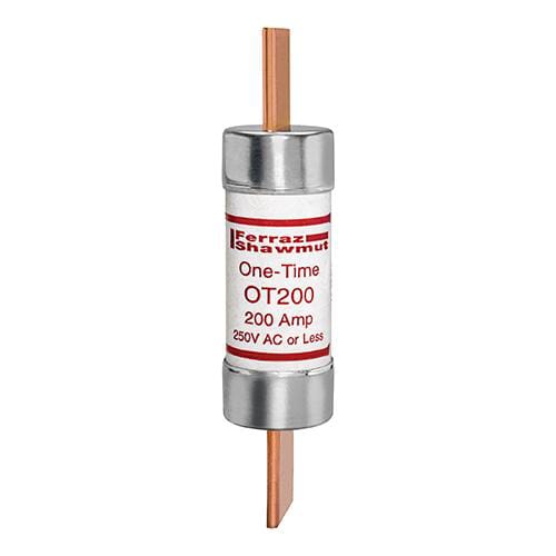 Ferraz Shawmut - Mersen OT200 Class K5 / One-Time General Purpose Fuse - 200amp. Rated 250 volts AC / DC