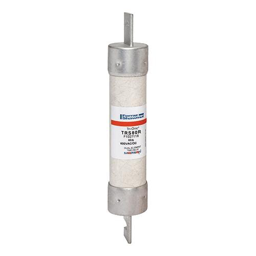 Ferraz Shawmut - Mersen TRS80-R Class RK5 / Time-Delay TRI-ONIC TRS-R Current-Limiting Fuse - 80amp. Rated 600 volts AC / DC