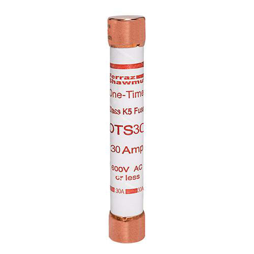 Ferraz Shawmut - Mersen OTS30 13/16 x 5 Inch 30 Amp 600 Volt Class K5 General Purpose Fuse