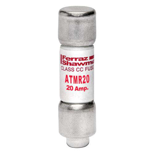 Ferraz Shawmut - Mersen ATMR20 Class CC / Fast-Acting Amp-Trap ATMR Fuse - 20amp. Rated 600 volts AC / DC