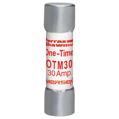 Ferraz Shawmut - Mersen OTM30 13/32 x 1-1/2 Inch 30 Amp 250 Volt Fast Acting Midget Fuse