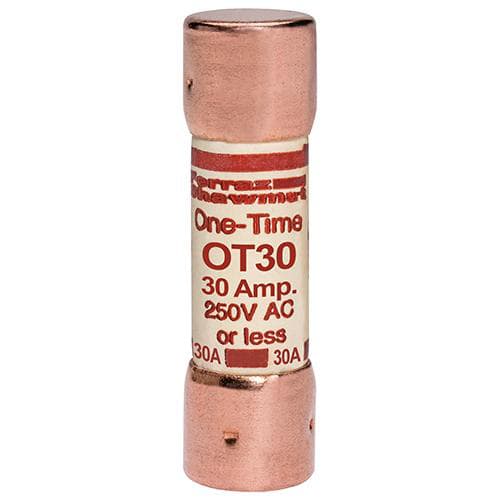 Ferraz Shawmut - Mersen OT30 Class K5 / One-Time General Purpose Fuse - 30amp. Rated 250 volts AC / DC