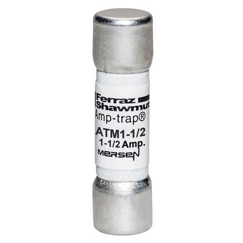 Ferraz Shawmut - Ferraz Shawmut ATM1-1/2 1-1/2 Amp 600 Volt Fast Acting Midget Fuse