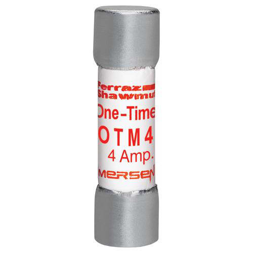 Ferraz Shawmut - Mersen OTM4 13/32 x 1-1/2 Inch 4 Amp 250 Volt Fast Acting Midget Fuse