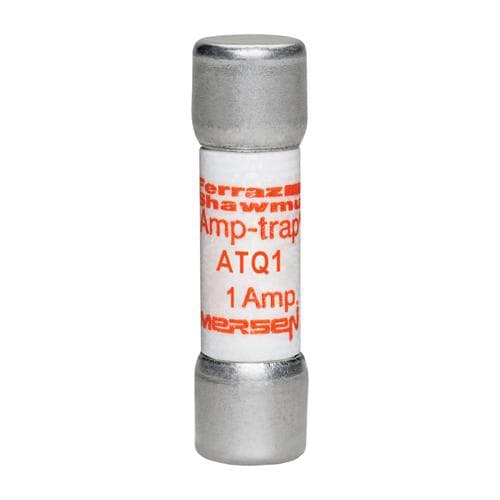 Ferraz Shawmut - Mersen ATQ1 Time-Delay Amp-Trap ATQ Midget Fuse - 1amp. Rated 500 volts AC