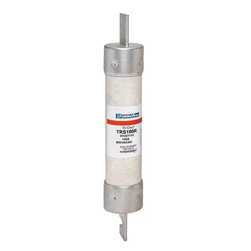 Ferraz Shawmut - Mersen TRS100-R Class RK5 / Time-Delay TRI-ONIC TRS-R Current-Limiting Fuse - 100amp. Rated 600 volts AC / DC