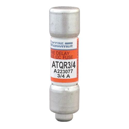Ferraz Shawmut - Mersen ATQR3/4 Class CC / Time-Delay ATQR Fuse - 3/4amp. Rated 600 volts AC / 300 volts DC