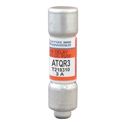 Ferraz Shawmut - Mersen ATQR3 Class CC / Time-Delay ATQR Fuse - 3amp. Rated 600 volts AC / 300 volts DC